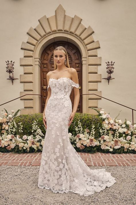 Style 2544 Geneve | Casablanca Bridal Wedding Dress Fit And Flare, Casa Blanca Wedding Dress, Curvy Wedding Dress, Flare Wedding Dress, Bridal Atelier, Casablanca Bridal, Bridal Elegance, Fit And Flare Wedding Dress, Dress Attire