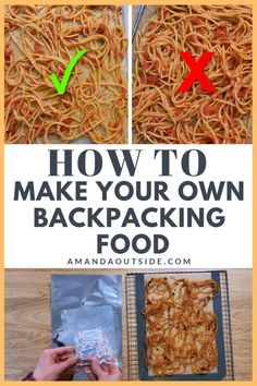 Food For Backpacking, Vegan Backpacking Food, Dehydrating Food Storage, Trail Food, Backpacking Meals, Hiking Snacks, Hiking Food, Food At Home, Backpacking Food