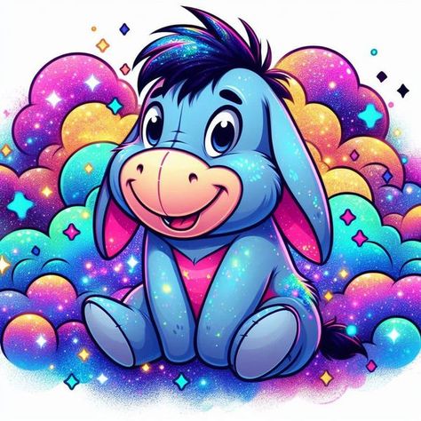 Eeyore Lover Fans | Love 🩵💙🩵💙 | Facebook Eeyore Wallpaper Backgrounds, Eeyore Fanart, Eeyore Butterfly, Eeyore Images, Original Eeyore Illustrations, Eeyore With Butterfly, Easter Cartoons, Eeyore Pictures, Mickey Mouse Wallpaper Iphone