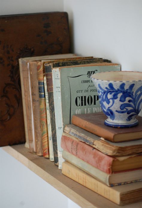 Old books. Blue and white porcelain. Old Books On Shelf, Books On Windowsill, Dad Painting, Explosion Drawing, Colorful Studio, Vintage Maximalism, English Student, Mirror Of Erised, Old Best Friends