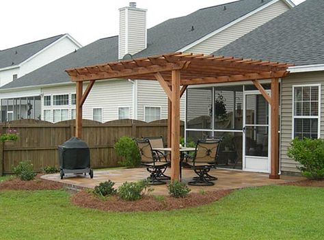 Have you ever wondered how to build a pergola? Here is a step-by-step guide on how you can build your very own pergola and save thousands in the process! Space First off, make sure you have the space for a pergola. While they can differ in size and shape, you don’t... #backyard #construction #deck Freestanding Pergola, Pergola Modern, Garage Pergola, Concrete Patios, Patio Pergola, Pergola Ideas, Building A Pergola, Modern Pergola, Pergola Attached To House