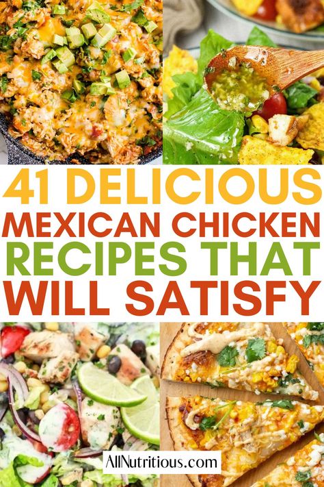 Mexican Dinner Recipes Chicken, Mexican Dishes With Chicken, Mexican Chicken Breast Recipes, Chicken Lime Soup, Simple Chicken Recipes, Baked Tostadas, Slow Cooker Mexican Chicken, Delicious Chicken Recipes, Mexican Chicken And Rice