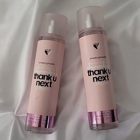 Thank you next body sprays by Ariana Grande. Ariana Body Mist, Thank You Next Body Mist, Thank You Next Perfume, Thank You Next, Ariana Grande Body Mist, Next Perfume, Ariana Grande Body, Ariana Grande Perfume, Sailor Guardians