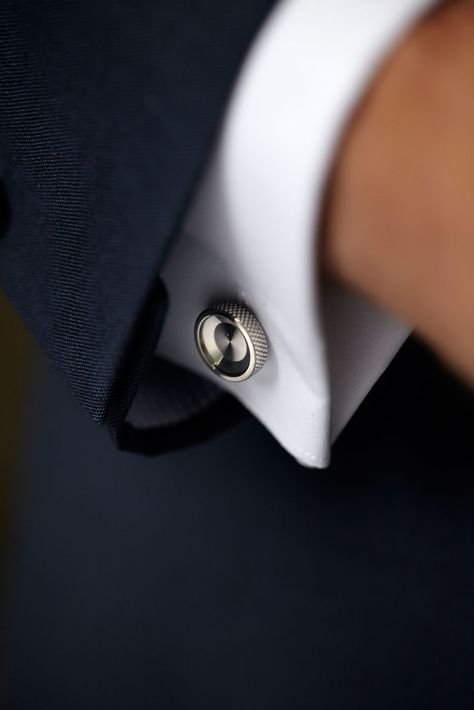 Look Book - Precision Turned Metal 2 | alicemadethis.com Cufflink Photography, Unique Cufflinks, Designer Cufflinks, Der Gentleman, Gentlemans Club, Casual Jewelry, Christian Grey, Cufflinks Men, Gentleman Style