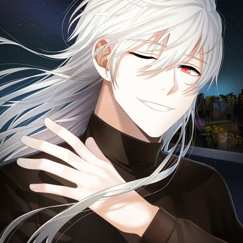 Hyun Ryu - Zen / Mystic Messenger / Icon Zen Mystic Messenger Icon, Zen Icon, Mystic Messenger Zen, Messenger Icon, Mystic Messenger, Zen, Anime, White