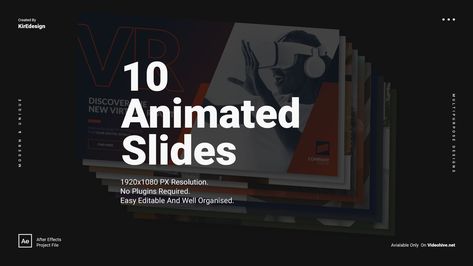 Animated Slides is an after effects templates, that helps you quickly create unique video for your next promotion. We added motion library with titles, shapes, backgrounds… You can use template for advertising, banner, business, social media promotion, promo, ads, mobile… Animated Banner Ads, Slide Animation, Advertising Banner, Animated Banners, Business Social Media, Social Media Promotion, After Effects Projects, Promotional Video, After Effects Templates