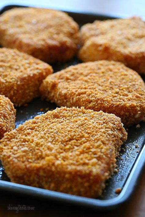 Fried Breaded Pork Chops, Shake And Bake Pork, Sugar Pecans, Foods Chicken, Easy Baked Pork Chops, Macro Counting, Breaded Pork Chops, Broccoli Alfredo, Crescent Ring