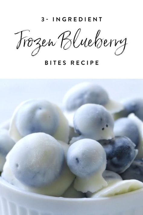 Blueberry Bites Recipe, Frozen Blueberry Recipes, Blueberry Bites, Blueberry Recipe, Weight Watcher Desserts, Blueberry Desserts, Low Carb Dessert, Blueberry Recipes, Köstliche Desserts