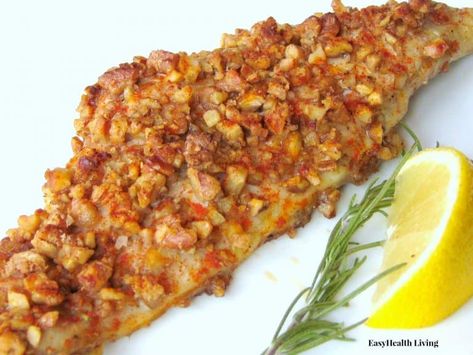 baked catfish recipes Heathy Recipe, Baked Catfish Recipes, Pecan Recipes Healthy, Sugar Busters, Healthy Wrap, Baked Catfish, Weekend Recipes, Fitness Foods, Sea Foods