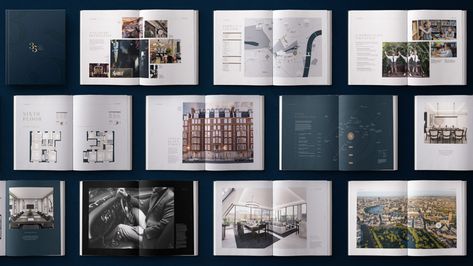 Luxury Real Estate Brochure, Property Branding, Property Brochures, Brochure Design Layout, Marketing Brochure, Portfolio Book, Catalog Design, Book Layout, Property Marketing