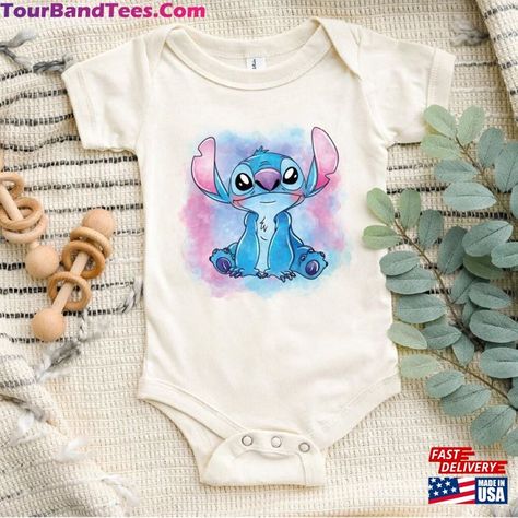 Disney Stitch Onesie Toddler Shirt Gift For Kids Unisex Classic Check more at https://tourbandtees.com/product/disney-stitch-onesie-toddler-shirt-gift-for-kids-unisex-classic/ Disney Baby Onesies, Stitch Onesie, Disney Stitch, Stitch Disney, Baby Disney, Gift For Kids, Top Trends, Onesies, Gifts For Kids