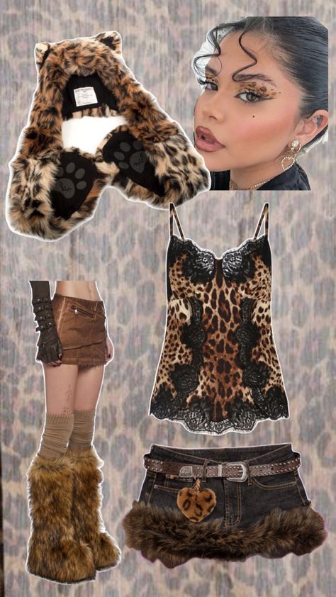 Lepord Costumes Women, Diy Cheetah Costume Women, Blonde Brunette Halloween Costumes, Leopard Halloween Costume, Black Hair Halloween Costumes, Cheetah Halloween Costume, Halloween Costumes For Brunettes, Cheetah Costume, Halloween Costumes Brunette