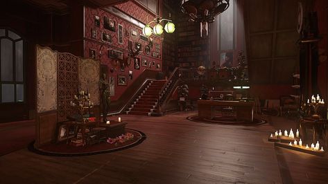 The Royal Conservatory (DotO) (Office) | Karnaca: Upper Cyri… | Flickr Interior Concept Art, Royal Room, Chateaux Interiors, Dishonored 2, Glamorous Interiors, Anime Places, Episode Backgrounds, Scenery Background, Location Inspiration