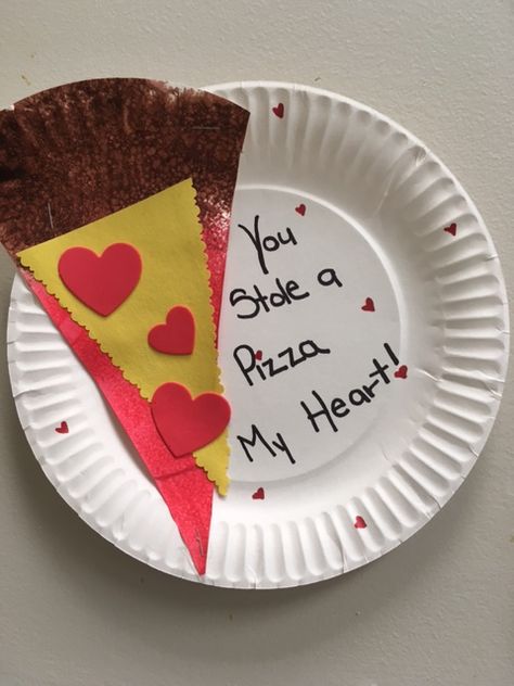 You Stole a Pizza My Heart A Pizza My Heart, Preschool Valentine Crafts, Valentines Diy Kids, Diy Washi Tape, Valentine Card Crafts, Pizza My Heart, Heart Craft, Easy Valentine Crafts, Valentine's Day Crafts For Kids