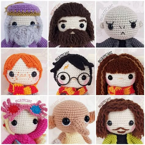 Harry Potter Patrones Gratuitos // Free Patterns – Página 3 – Galencaixe Harry Potter Amigurumi Receita, Amigurumi Harry Potter, Harry Potter Amigurumi, Harry Potter Free, Rita Skeeter, Harry Potter Dolls, Minerva Mcgonagall, Harry Potter Crochet, Rubeus Hagrid