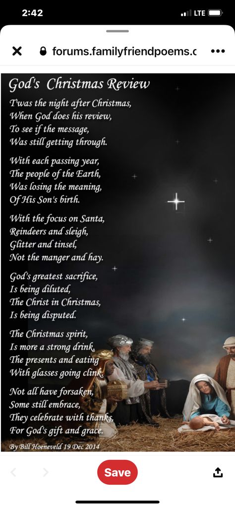 Twas The Night Before Jesus Came, Christian Version Of Twas The Night Before Christmas, Jesus Sayings, Devotion Ideas, Christmas Legends, Christmas Facts, Christmas Binder, Heaven Poems, Christmas Wishes Quotes