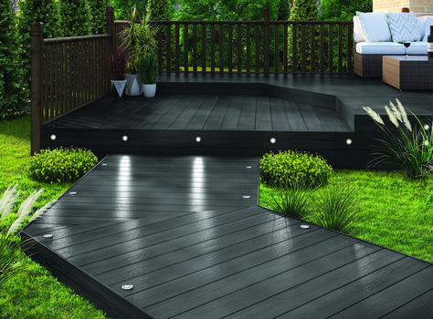 How to design the best garden deck | Real Homes Black Decking, Patio Decking, Decking Ideas, Urban Garden Design, Patio Deck Designs, Composite Deck, Garden Deck, Back Garden Design, Minimalist Garden