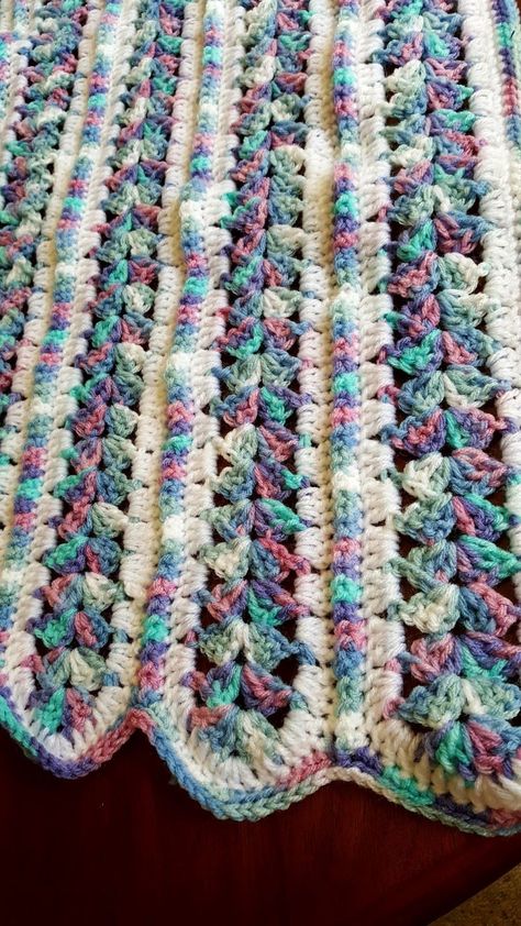 Crochet, baby blanket, mile a minute blanket, mile a minute afghan Mile A Minute Baby Afghan Pattern Free, Crochet Mile A Minute Patterns Free, Mile A Minute Afghan, Crochet Mile A Minute, Crochet Baby Blanket Beginner, Afghans Crochet, Crochet Afghan Patterns Free, Crocheted Blanket, 4mm Crochet Hook