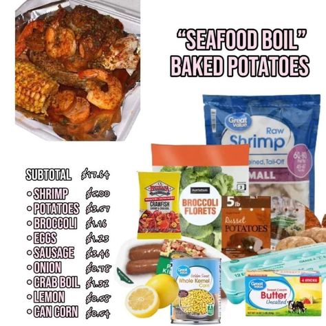 Living The Mom Life | Cheap Walmart dinners for under $20 🤗🩷 Christian Meals, Walmart Meals, Boil Recipes, Broccoli And Potatoes, Cooking Recipes For Dinner, Seafood Boil Recipes, Budget Freezer Meals, Easy Meals For College Students, Shrimp And Broccoli