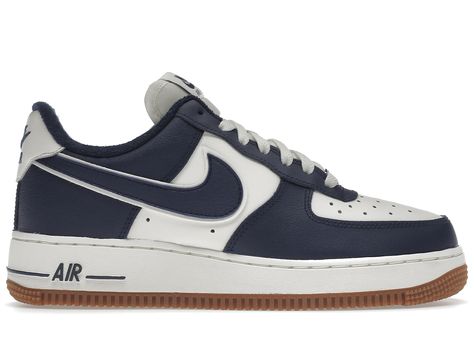 College Packing, Navy Man, Nike Air Force 1 Low, Mens Nike Air, Hot Sneakers, Blue Nike, Nike Fashion, Air Force 1 Low, Midnight Navy