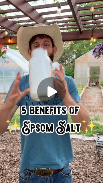 Plant Starters, Epsom Salt For Plants, Epsom Salt Benefits, Vegtable Garden, Garden Hacks, Magnesium Deficiency, Soil Health, Epsom Salt, Garden Tips