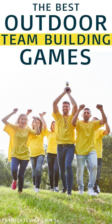 Outdoor Team Building Games, Quick Team Building Activities, Outdoor Team Games, Team Bonding Games, Outdoor Team Building Activities, Team Building Activities For Adults, Fun Team Building Games, Work Team Building Activities, Team Introduction