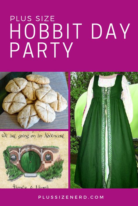 Hobbit Day is the perfect day for plus size women to get our nerd on. The Hobbit dresses are flattering to our figures and the food is yummy. Check it out! Hobbit Costumes, Hobbit Day, Hobbit Food, Hobbit Costume, Hobbit Party, Girl Group Costumes, Day Party Ideas, Elf Dress, Couple Halloween Costumes For Adults