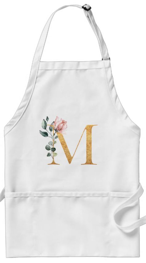 Wedding Apron, Monogrammed Apron, Htv Projects, Sewing Aprons, Personalized Aprons, Kitchen Apron, Apron Designs, Kitchen Aprons, Get Ready