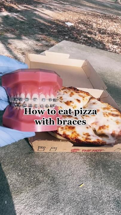 TikTok · hestermorris_ortho Food Braces Ideas, Foods To Eat With Braces, Braces Food, Eat Pizza, Foods To Avoid, U Can, Foods To Eat, Pizza Crust, Braces