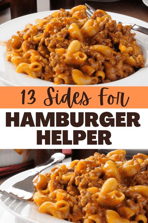 Sides For Hamburgers, Hamburger Side Dishes, Hamburger Helper Recipe, Hamburger Helper Recipes, Hamburger Casseroles Recipes, Creamy Macaroni And Cheese, Macaroni Recipes, Homemade Hamburger, Leftover Rotisserie Chicken