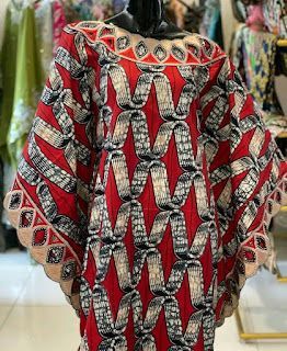 Abuja Bubu Gown, Ankara Bubu Gown Styles With Embroidery, Adire Bubu Styles, Styles With Ankara, Ankara Bubu Gown Styles, Ankara Bubu, Bubu Gowns, Bubu Styles, Ankara Fashion Styles