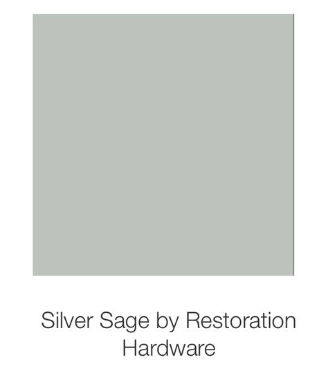 Silver Sage by Restoration Hardware, new kitchen color! Silver Sage Paint Restoration Hardware, Restoration Hardware Silver Sage Match, Light Silver Sage Restoration Hardware, Restoration Hardware Silver Sage Paint, Silvery Sage Paint Color, Silver Sage Paint Color, Gray Sage Paint Color, Silver Sage Restoration Hardware, Restoration Hardware Silver Sage