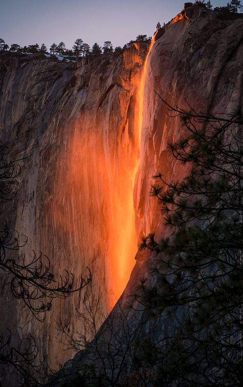 Yosemite Firefall Photography & Viewing Tips - #nationalparks #yosemite #california Horsetail Falls, Yosemite Trip, Montana Vacation, Yosemite California, National Parks Photography, Yosemite Falls, California National Parks, Us National Parks, Yosemite National