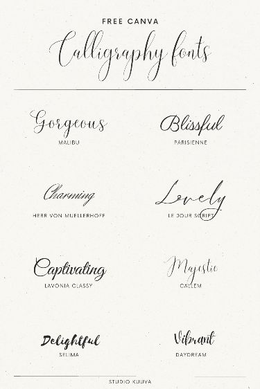 Mallicot Modern Script Fonts · Sophia Professional Script Fonts · Qunanty Trendy Script Fonts · Honeycomb Contemporary Script Font · Madelis Popular Cursive Fonts. Best Calligraphy Fonts, Kombinasi Font, Calligraphy Tattoo Fonts, Wedding Invitation Fonts, Canva Font, Free Calligraphy Fonts, Canva Fonts, Invitation Fonts, Modern Calligraphy Fonts