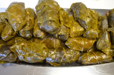 Dolmades (Stuffed Grape Leaves) Stuffed Grape Leaves, Clean Plates, How To Cook Beef, Ayia Napa, Ground Lamb, Middle Eastern Recipes, Arabic Food, Croquettes, Greek Recipes