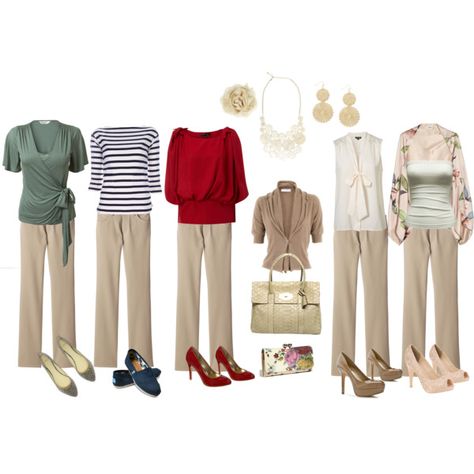 What To Wear With Khaki Pants, Colored Pants Outfits, Capsule Wardrobe Work, Khaki Dress Pants, Khaki Chinos, Fashion Capsule, Stylish Work Outfits, Wardrobe Ideas, Work Clothes