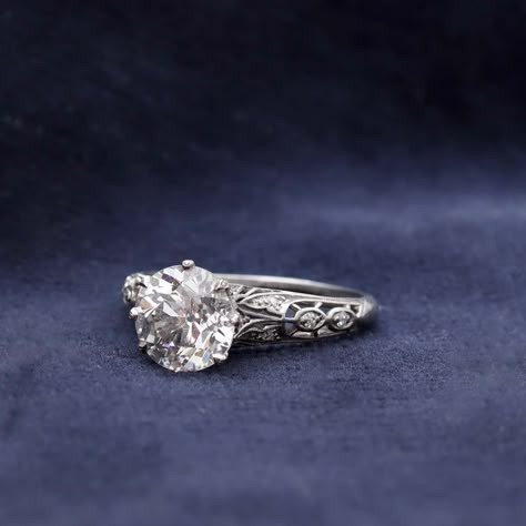 Antique and Vintage engagement rings in Platinum and White Gold 🤍 💍These selections from our Vintage Engagement Rings collection date from the Belle Epoch, through Edwardian and Art Déco eras, and finally, the early 1950s. 💍All of these are wonderful examples of the complimentary relationship between diamonds and white metals. The sparkle of those pretty antique diamonds is beautifully amplified by the silvery sheen of platinum and white gold. 💍You can see our entire collection of Engagem... Belle Epoch, Victorian Engagement Rings, Rings Collection, Antique Diamond, Art Deco Era, Vintage Engagement, Ring Collections, Vintage Engagement Rings, White Metal