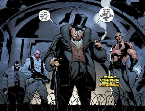 Arkham Asylum Most Wanted: Penguin The Penguin Batman, Penguin Batman, Arte Do Hip Hop, Batman Villains, Batman Drawing, Penguin Drawing, Rogues Gallery, Comics Characters, Penguin Art