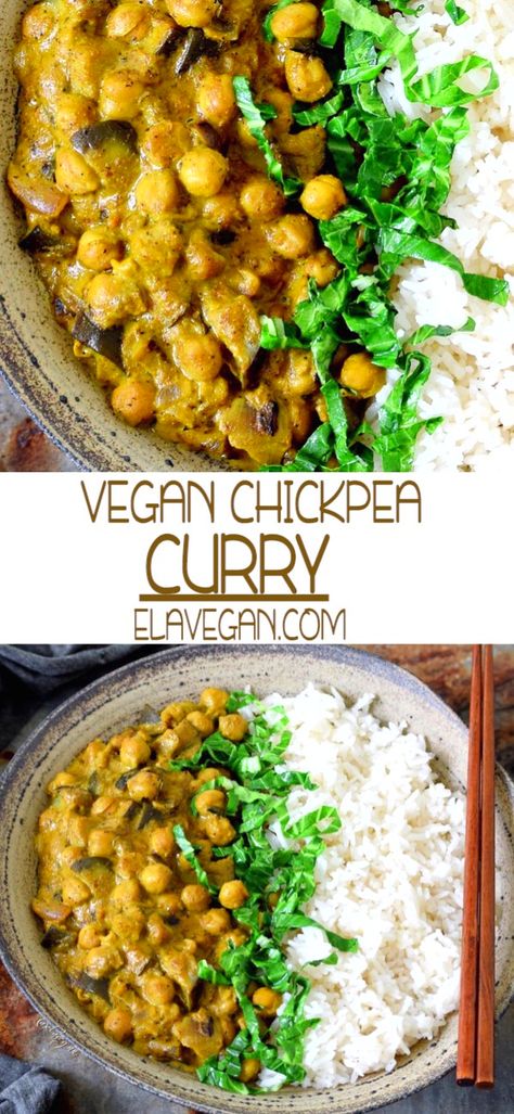 Coconut Chickpea Curry, Coconut Chickpea, Sandwich Vegetarian, Vegan Chickpea Curry, Chickpea Curry Recipe, Chickpea Coconut Curry, Meatless Meal, Vegan Chickpea, Vindaloo