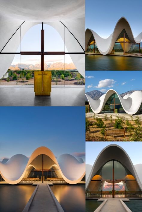 Bosjes Chapel 💒 in Witzenberg #southafrica designed by Steyn Studio. https://www.instagram.com/p/CJL1W5TFT9c/ #chapel #christian #архитектура #design #architecture #amazingarchitecture #architect #arquitectura #luxury #realestate #life #cute #architettura #interiordesign #photooftheday #love #travel #construction #furniture #instagood #fashion #beautiful #archilovers #home #house ‎#amazing #picoftheday #architecturephotography ‎#معماری Afro Futurism Architecture, Cylinder Architecture, Bosjes Chapel, Afro Futurism, Desert Camp, Future Architecture, Anklet Designs, Sims Building, Sacred Architecture