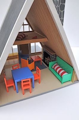 Call of the Small: More A-Frame Love A Frames, Not The Only One, Diy Dollhouse Furniture, Last Post, Mini House, Diy Dollhouse, A Frame, Dollhouse Furniture, My Last