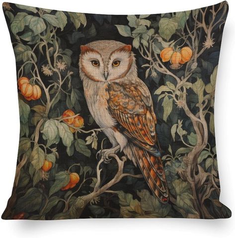 Amazon.com: MaSiledy Couch Throw Pillows Wonderland Barn Owl Pillow Case 18"x18" Gifts for Owl Lovers Decorations Pillow Covers Home Sofa Decor Pillowcase Christmas Decorations Throw Pillow Covers Holiday Decor : Home & Kitchen Owl Pillow, Owl Lovers, Couch Throw Pillows, Barn Owl, Sofa Decor, Bedroom Makeover, Throw Pillow Covers, Pillow Cases, Pillow Covers