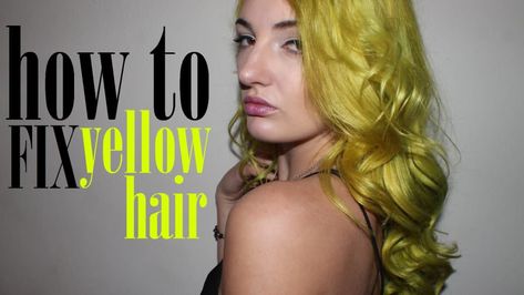 DIY Hair: High Lift Hair Color Guide | Bellatory Tone Yellow Hair, High Lift Hair Color, Yellow Blonde Hair, Blonde Toner, Hair Color Guide, Brassy Hair, Yellow Blonde, Curls No Heat, Bleaching Your Hair