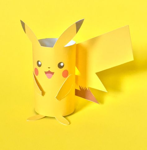 Einfache Pokemon basteln aus Klorollen Pikachu Activities, Pikachu Craft, Pokemon Kids Craft, Diy Pokemon Crafts, Pokémon Crafts, Pokemon Crafts, Pokemon Diy, Pokemon Craft, Pokemon Birthday Party