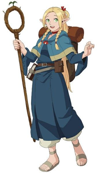 Delicious In Dungeon Marcille, Dungeon Meshi Marcille, Elves Ears, Marcille Cosplay, Marcille Dungeon Meshi, Marcille Donato, Delicious Dungeon, Delicious In Dungeon, Blonde Hair Green Eyes