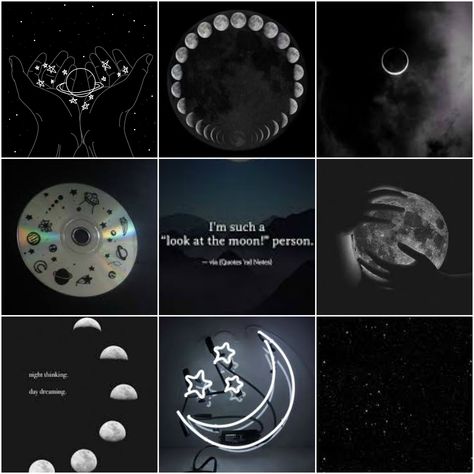 Moon Aesthetic Moon Collage Wallpaper, Moon Aesthetic Moodboard, Moon Aesthetic Collage, Collage Wallpaper Aesthetic, Moon Core, Moon Collage, Aries Moon, About Moon, Werewolf Aesthetic