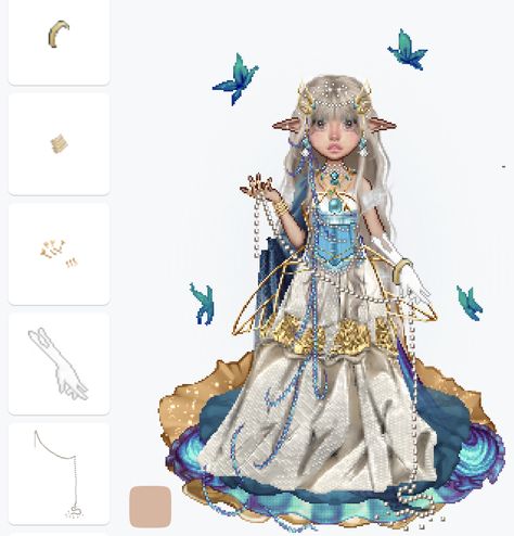 Fairy Goddess Aesthetic, Everskies Cottagecore, Everskies Fairy, Everskies Aesthetic, Aesthetic Goddess, Everskies Fits, Goddess Outfit, Goddess Aesthetic, Festival Ideas