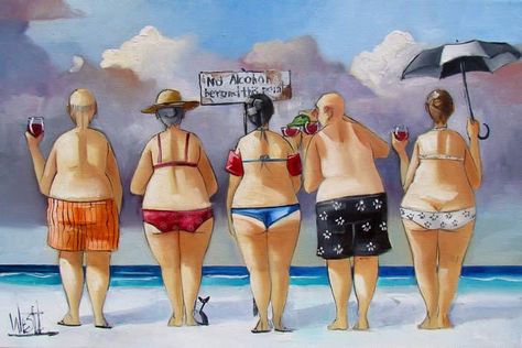 Plus Size Art, Frida Art, Fat Art, West Art, South African Artists, African Artists, Painting People, Wine Art, 수채화 그림