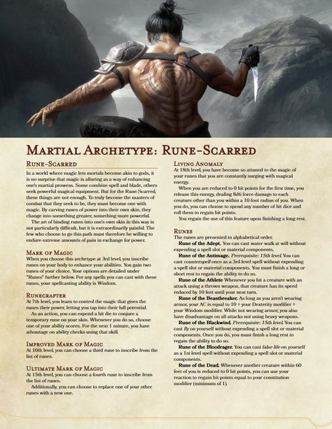 Martial Archetype, Dungeons And Dragons Rules, D D Classes, Dnd Races, Dnd Classes, Dungeons And Dragons Classes, Dnd 5e Homebrew, D D Monsters, Dragon Rpg