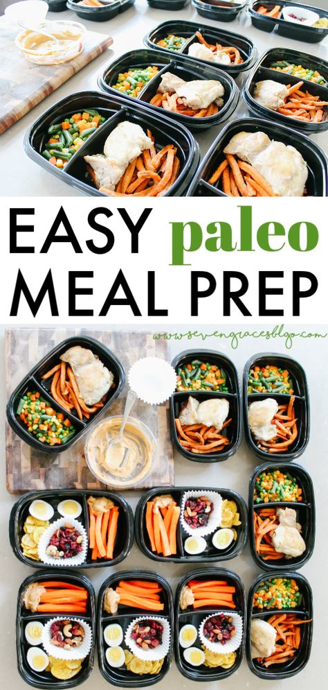 Easy Paleo Meal Prep, Meal Containers, Paleo Meal Prep, Paleo Meal Plan, Paleo Recipes Easy, Paleo Lunch, Easy Paleo, Paleo Snacks, Nutritious Snacks